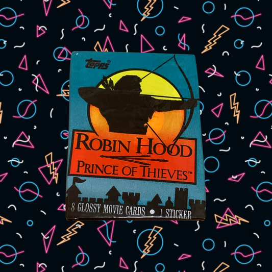 1991 Topps Robin Hood Prince Of Thieves Movie Trading Cards - Sealed Pack