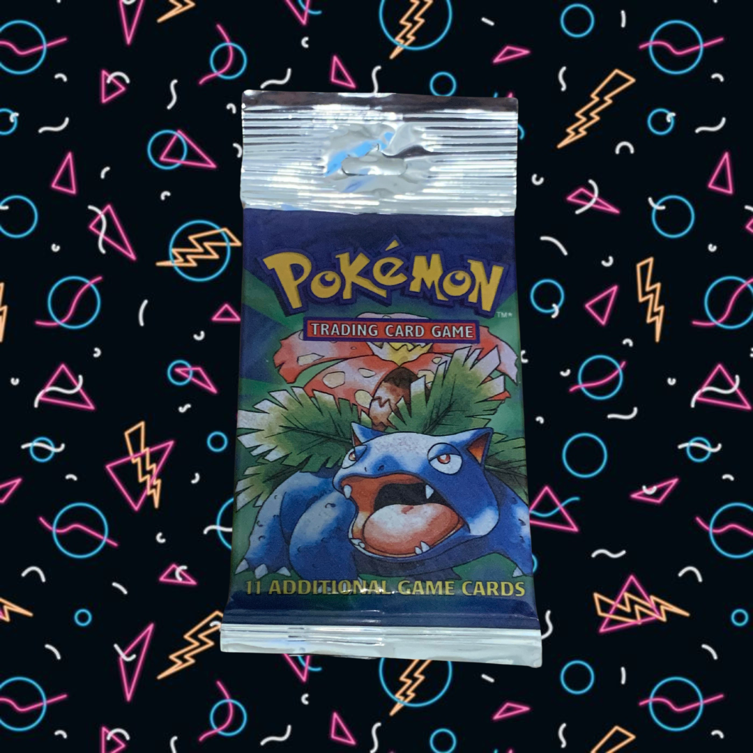 Pokemon Base Set Booster Pack HEAVY 21.13g Sealed Venusaur LONG CRIMP BOX FRESH